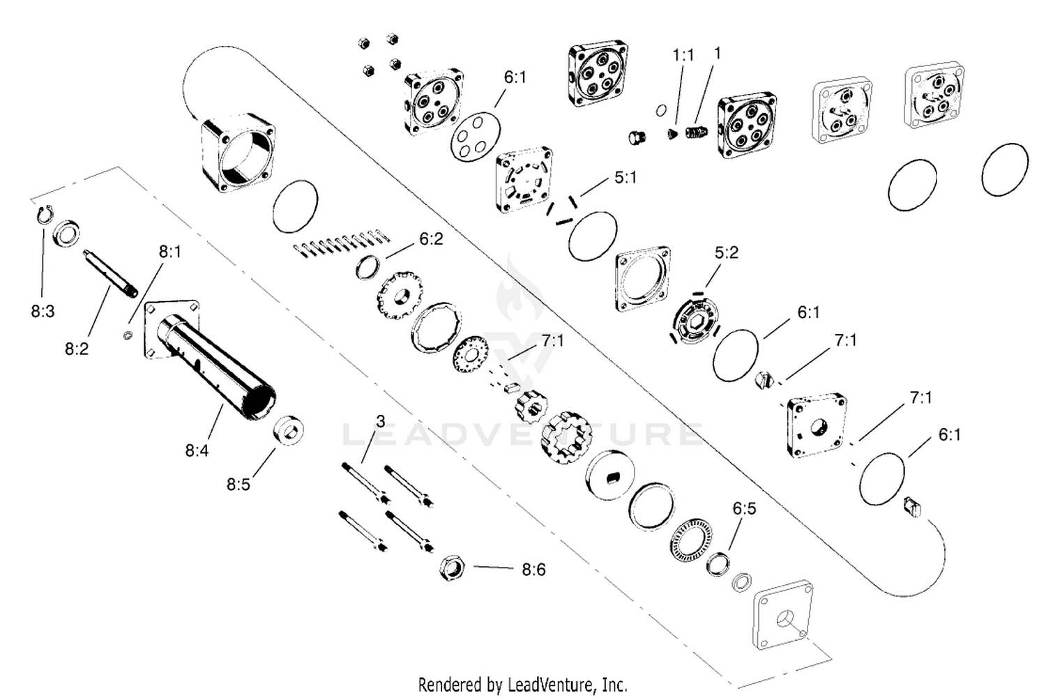 Steering Control Assembly No. 104-0474