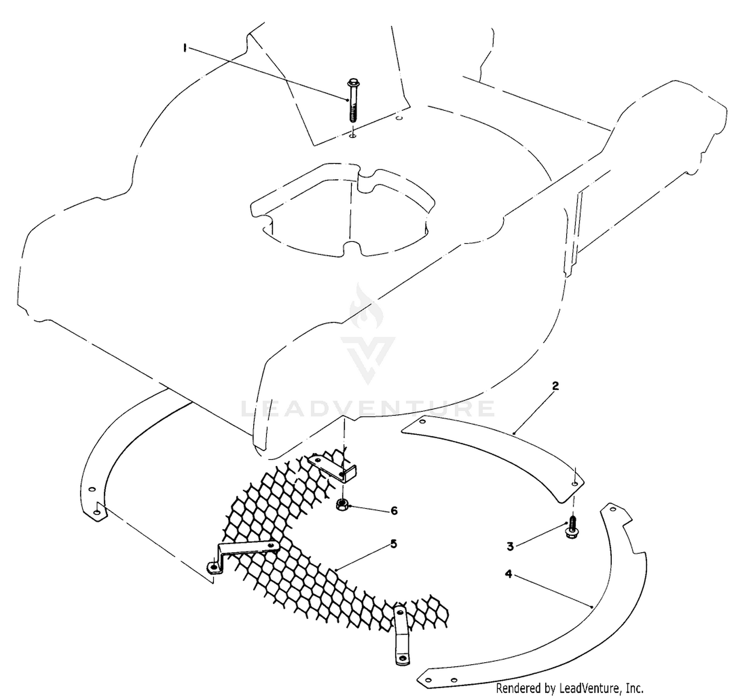 Leaf Shredder Kit No. 59101 (optional)