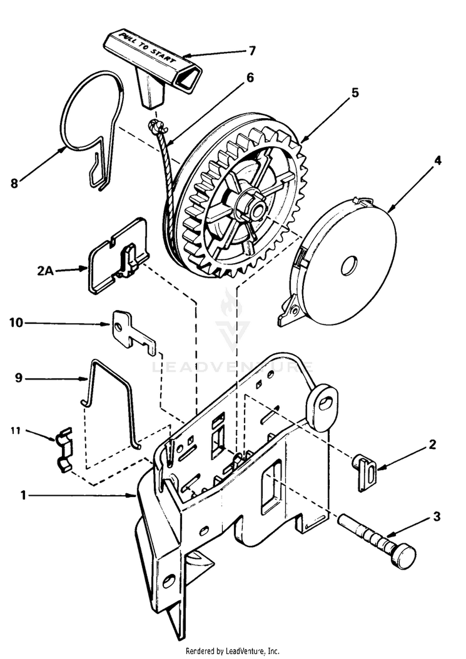 Rewind Starter No. 590531