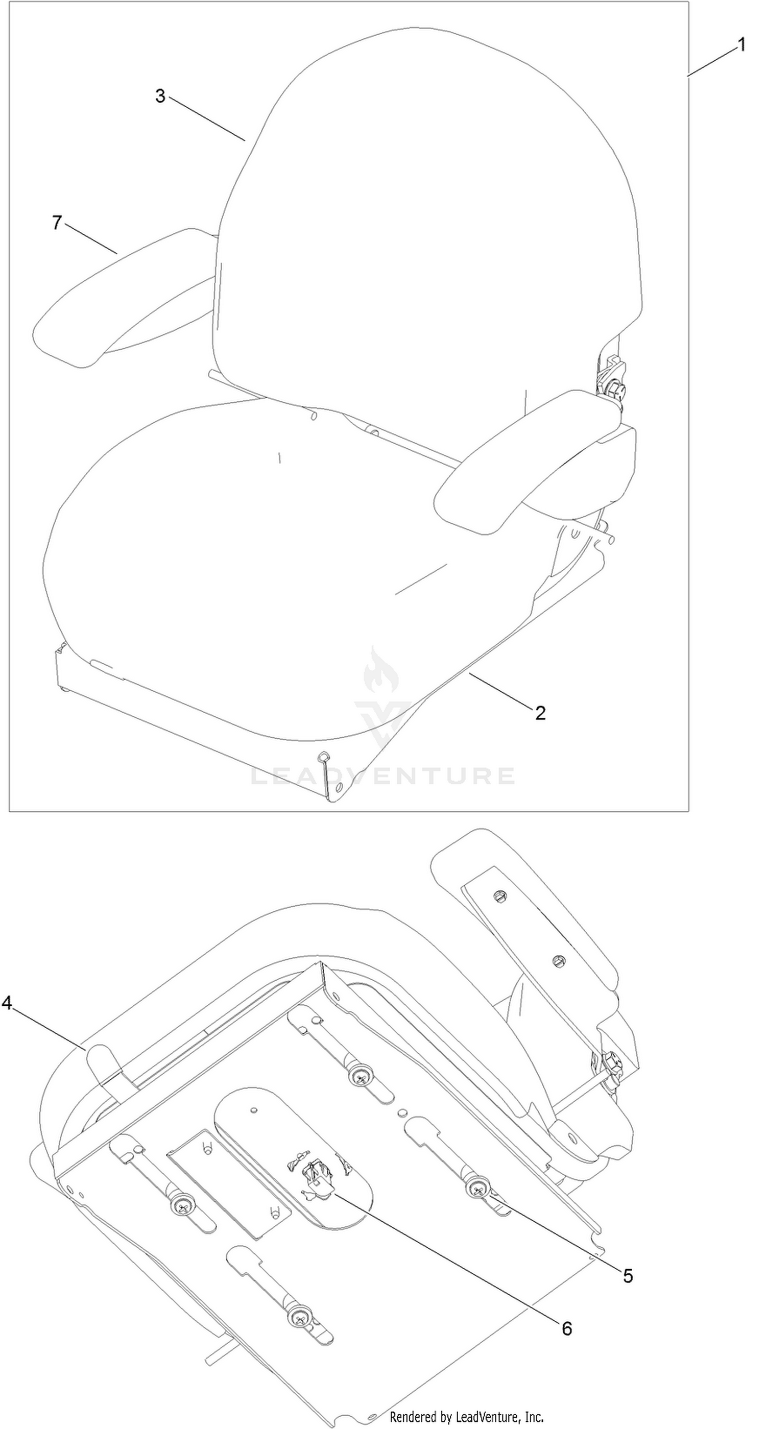 Seat Assembly No. 139-2367