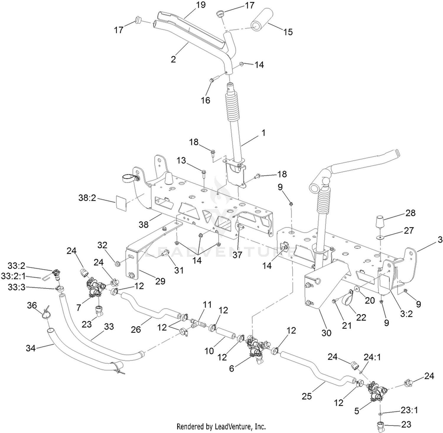 Center Boom Mount Assembly