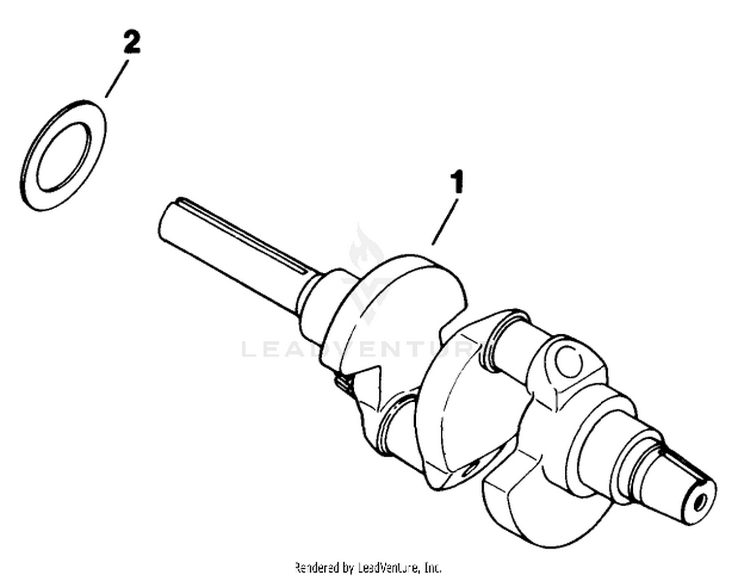Crankshaft Engine Kohler Model No. M18qs-24615 (continued)