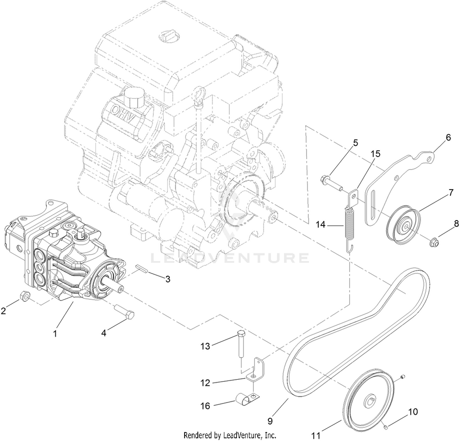 Hydrostat Pump Assembly