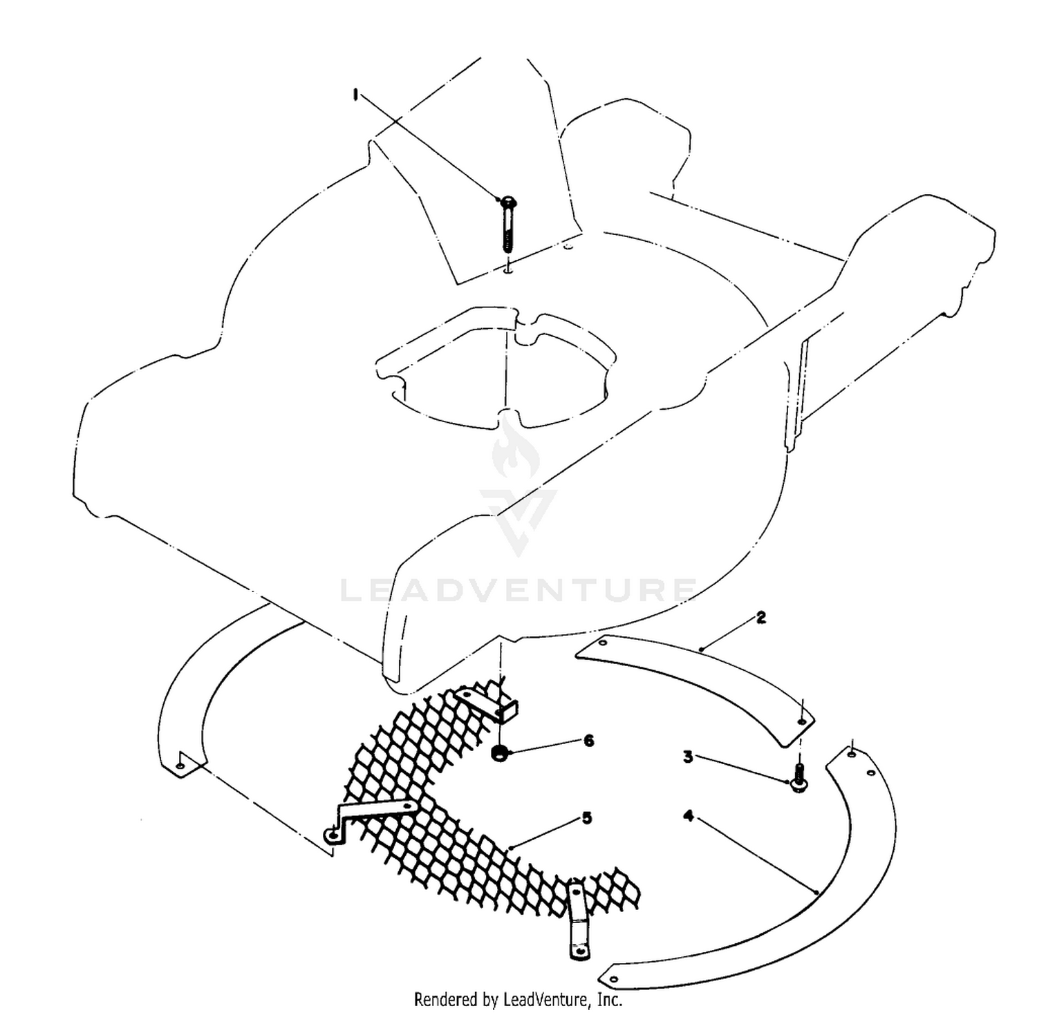 Leaf Shredder Kit No. 37-0120 (optional)