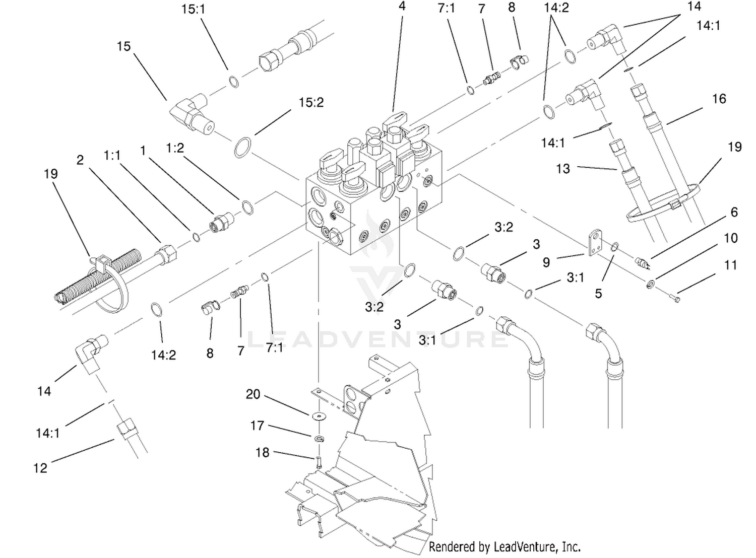 Mow Block Assembly