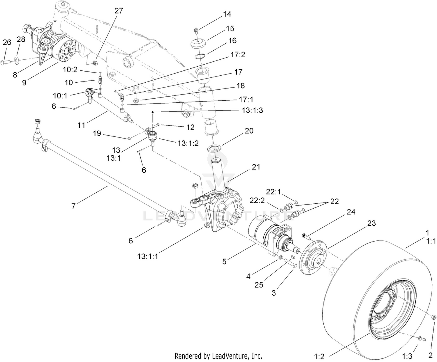 Rear Axle Assembly