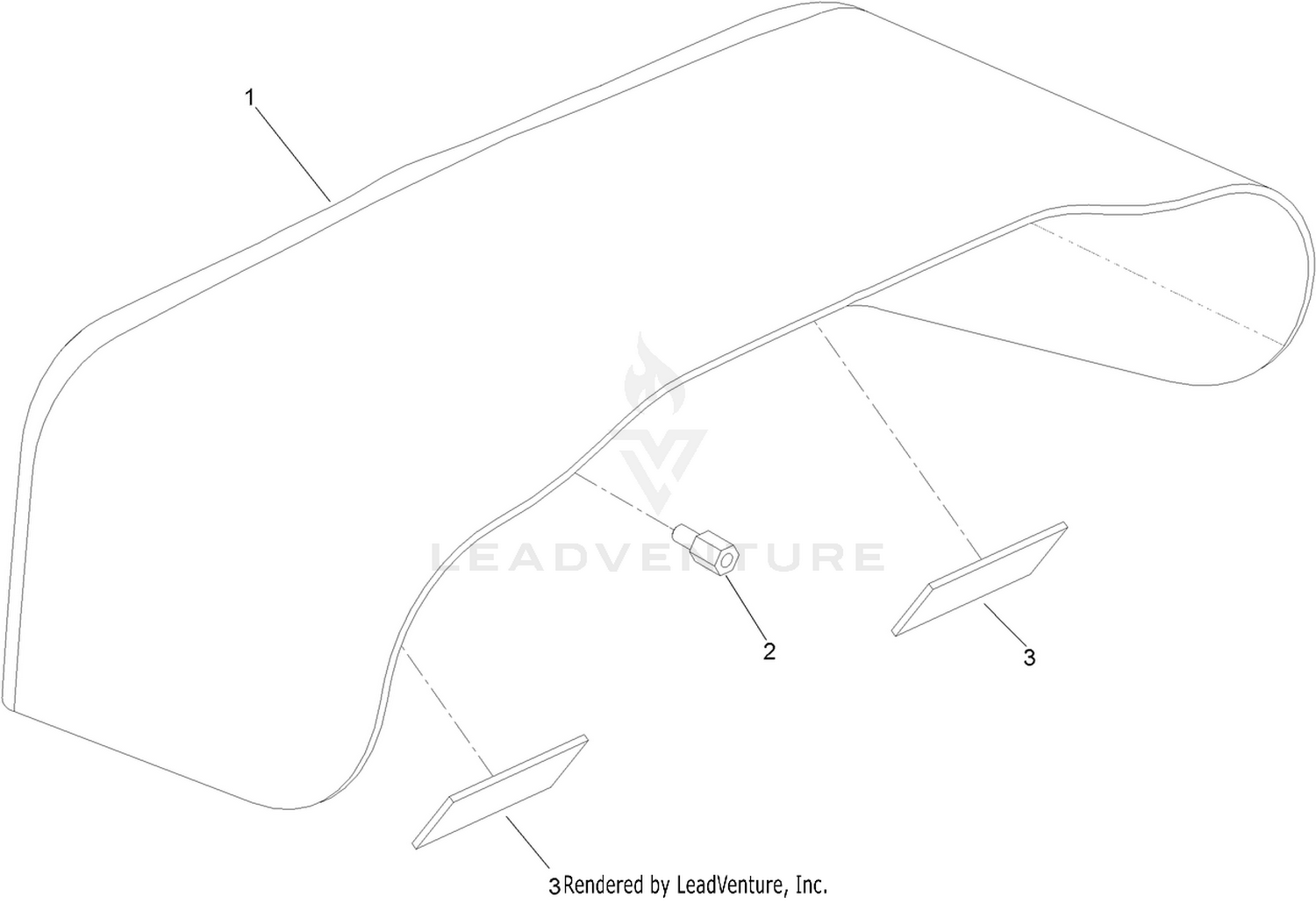 Monitor Visor Assembly No. 136-0462