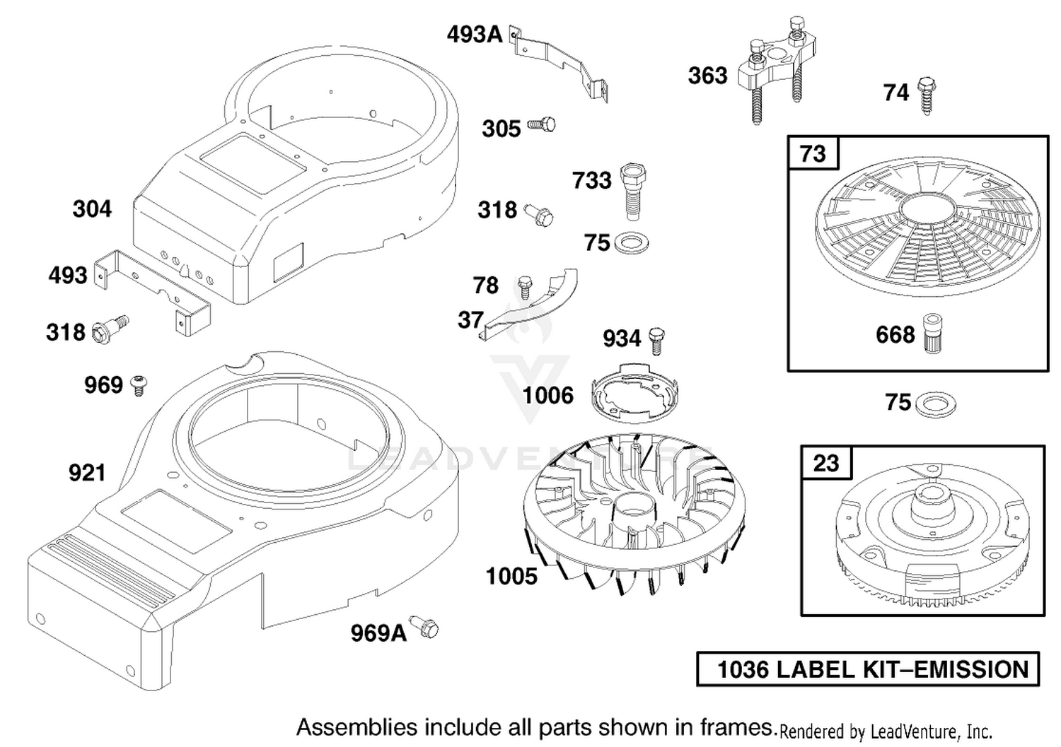 Engine Briggs  Stratton Model 312777-0128-E1 8