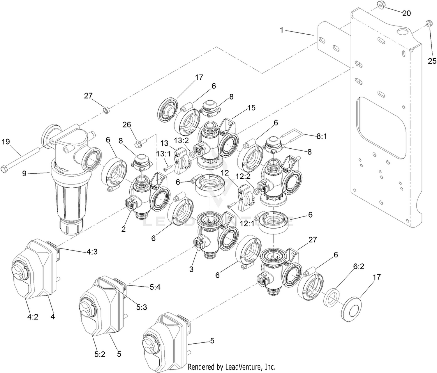 Agitation Manifold Assembly