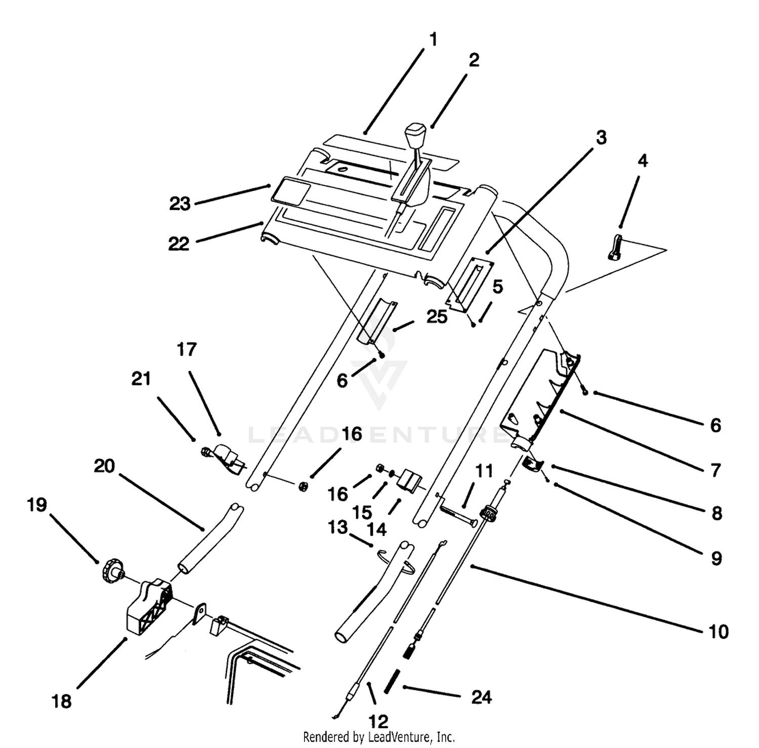 Handle Assembly (model No. 20909bc Only)