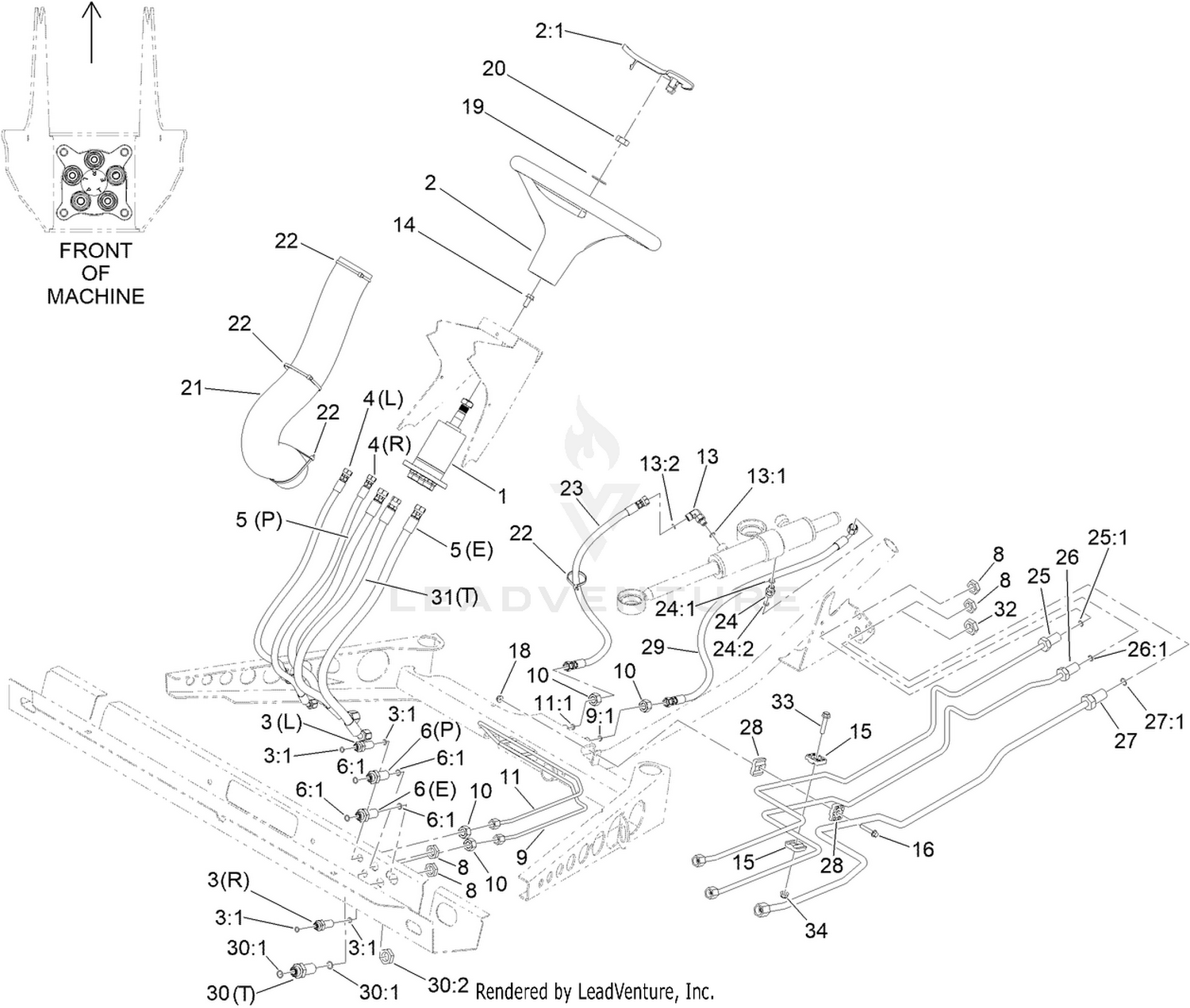 Steering Hydraulic Assembly
