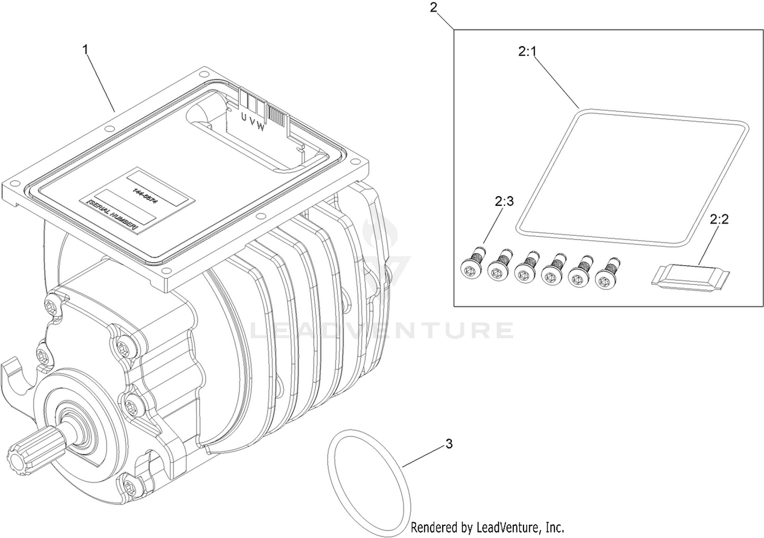 5 Inch Fairway REM (Motor) Assembly No. 161-0346