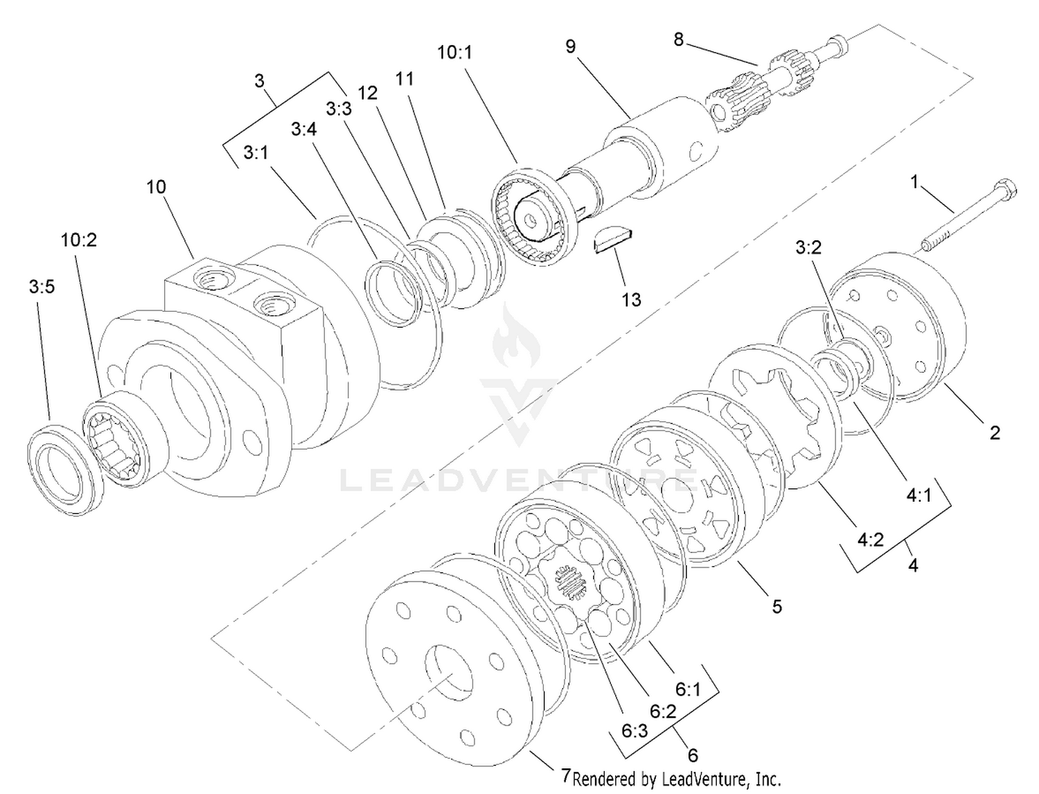 Spray Pump Assembly No. 104-9099