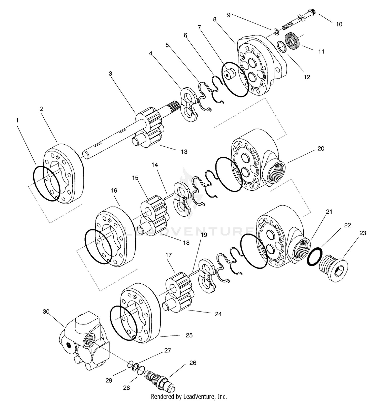 Gear Pump Assembly No. 93-2175