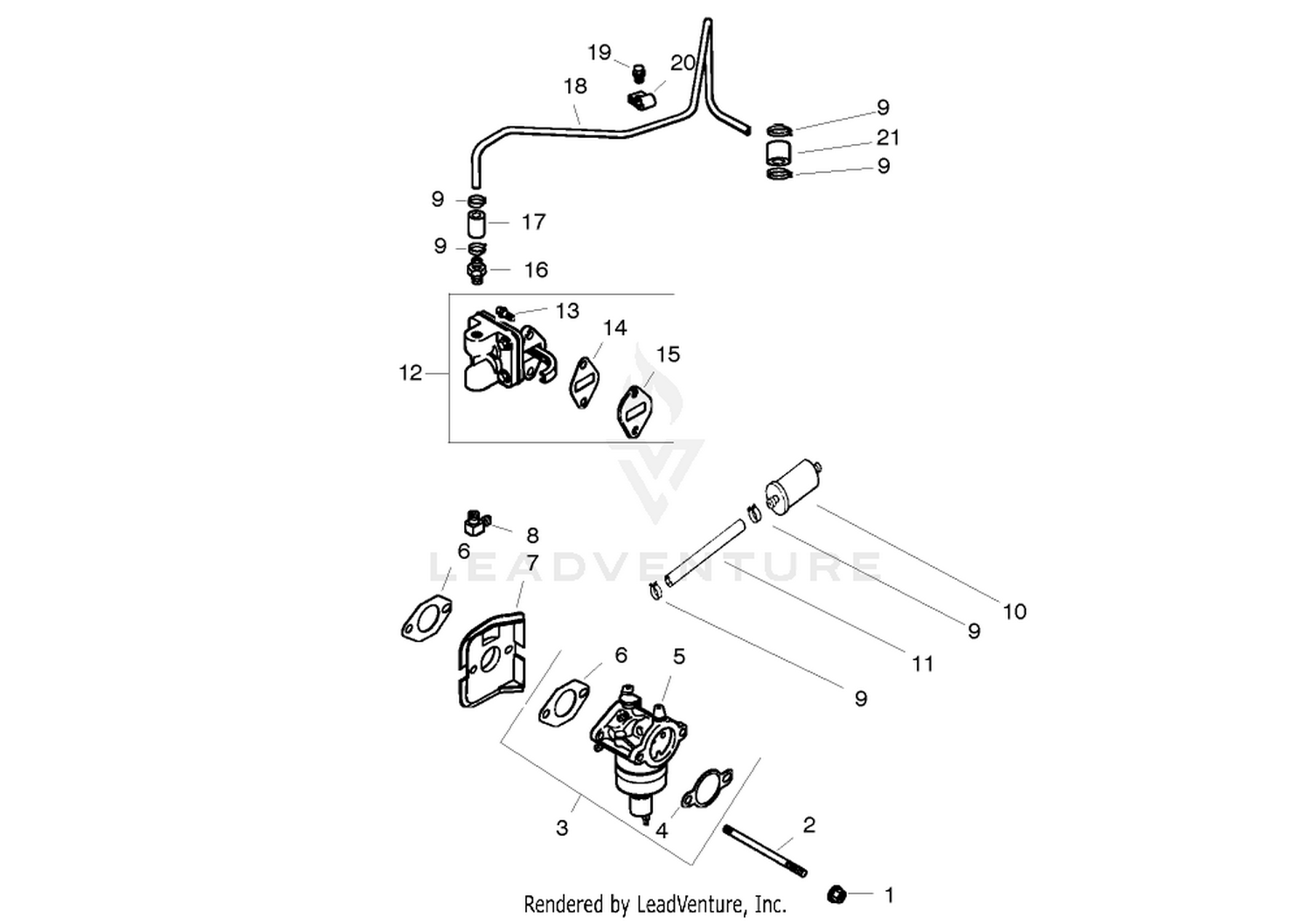 Fuel System Asembly  Kohler Cv460S-26518