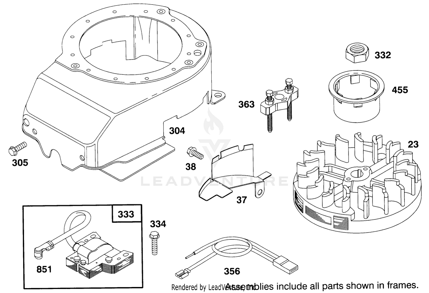 Engine Briggs  Stratton Model 12e802-0653-01 7