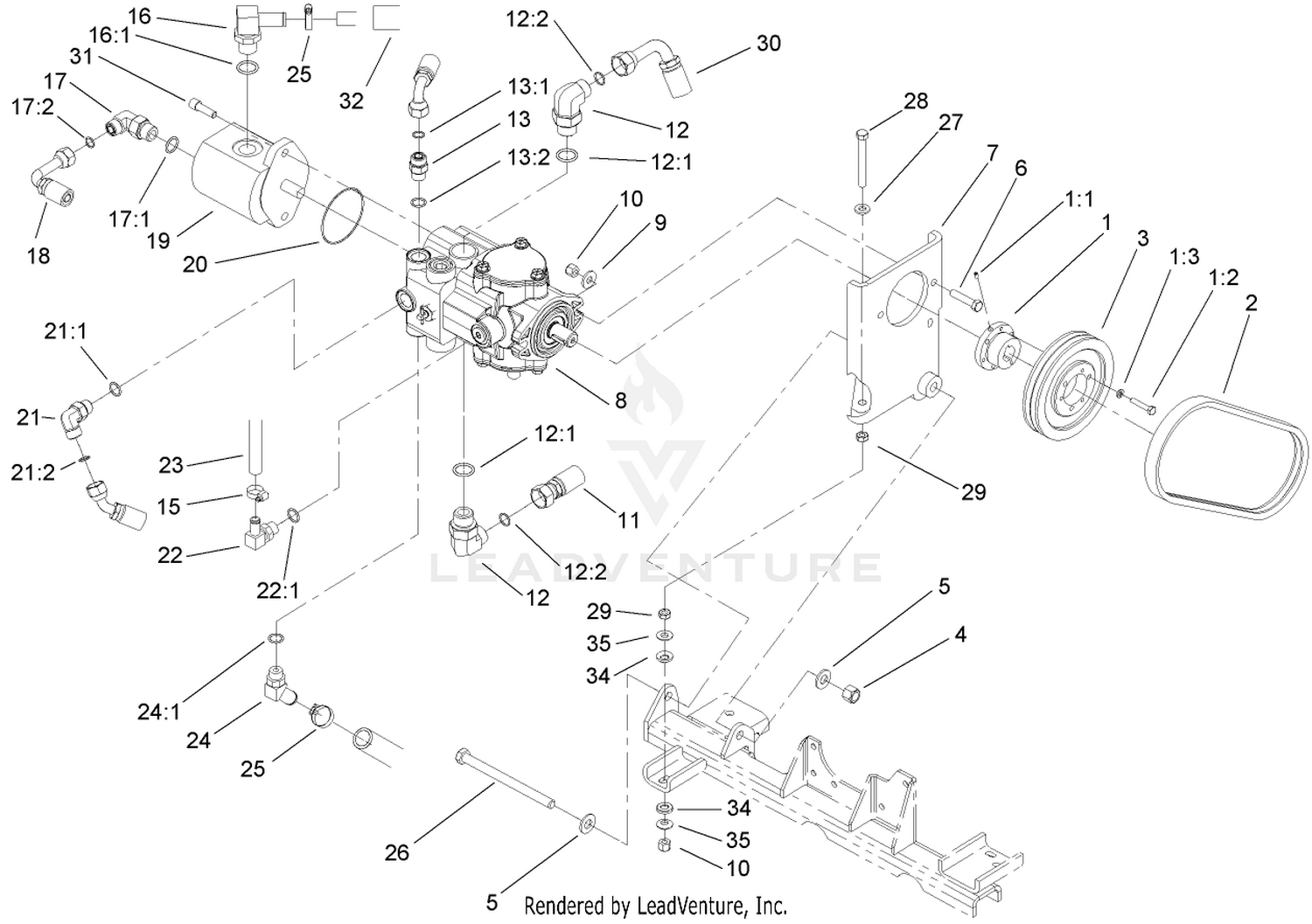 Hydraulic Pump Assembly