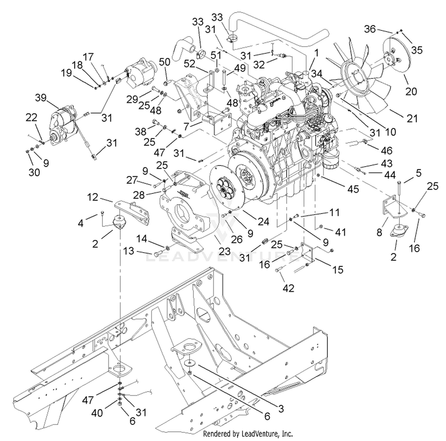 Engine Installation Assembly