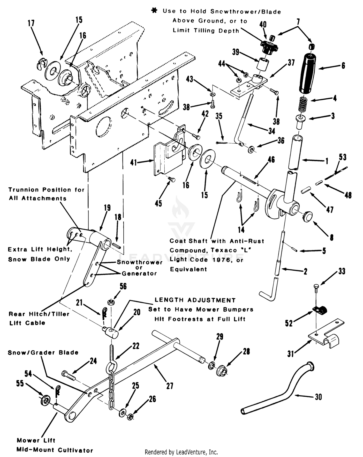 Manual Lift Linkage-520-8