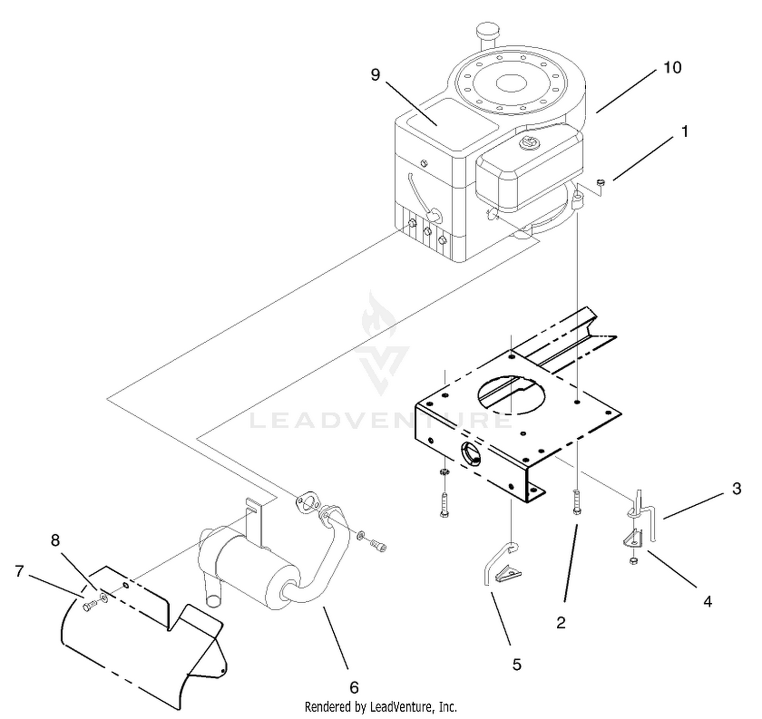 Engine System Components Assembly