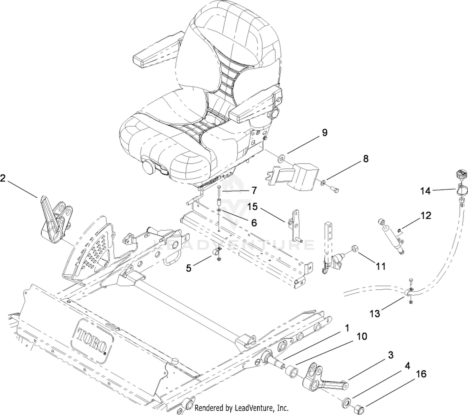 Lift Arms and Shaft Kit Assembly