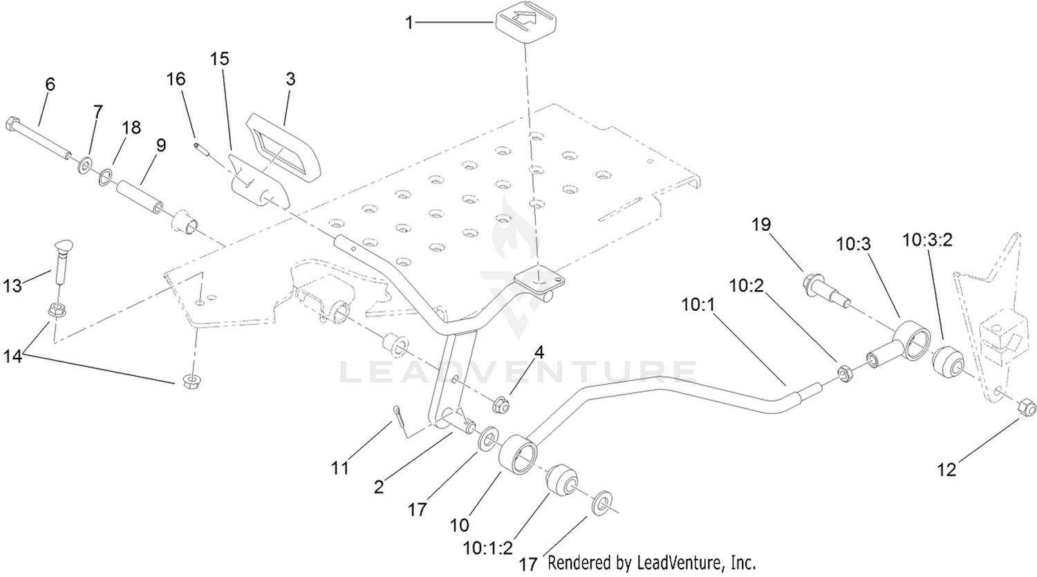 Traction Pedal Assembly