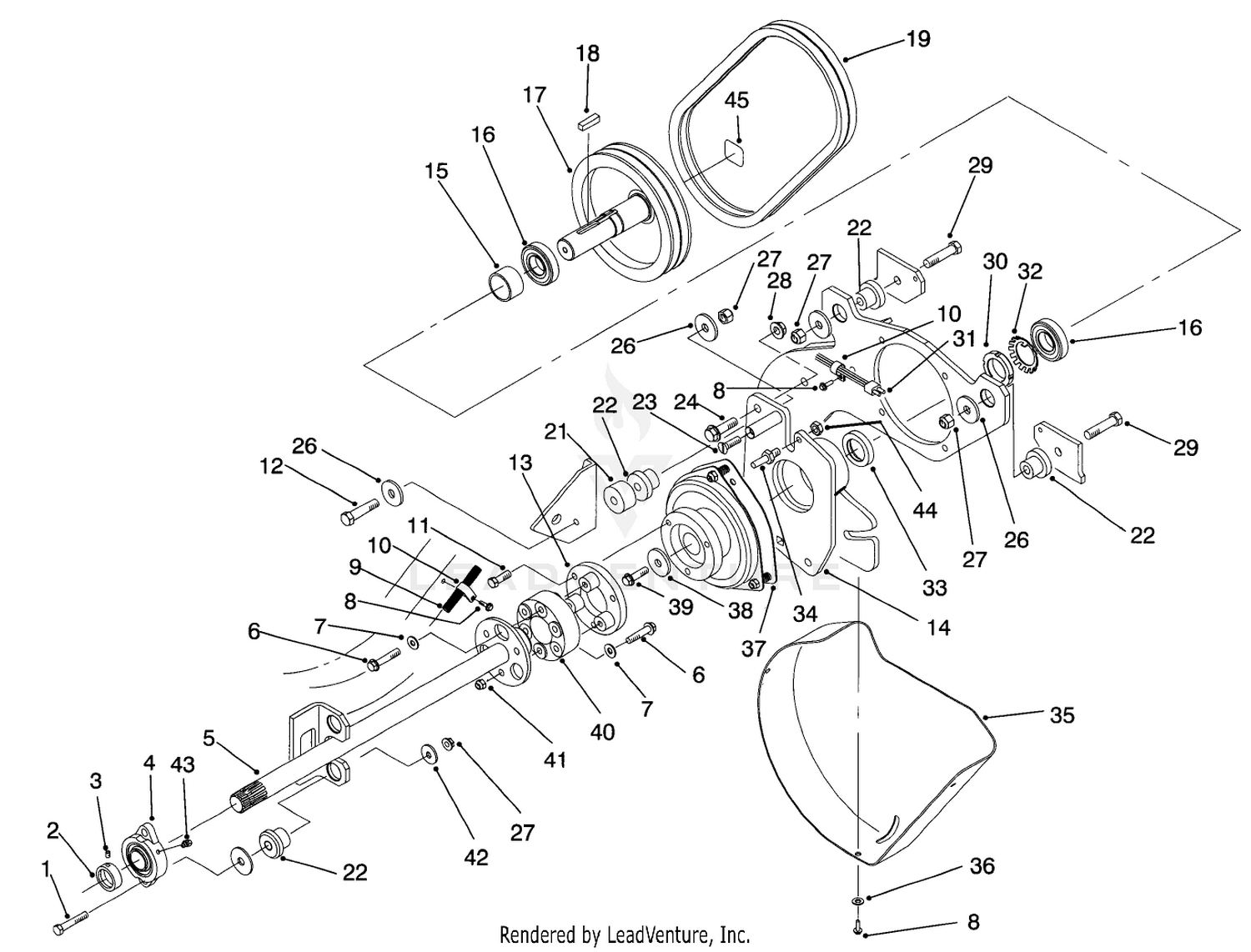 Pto Shaft  Clutch Assembly