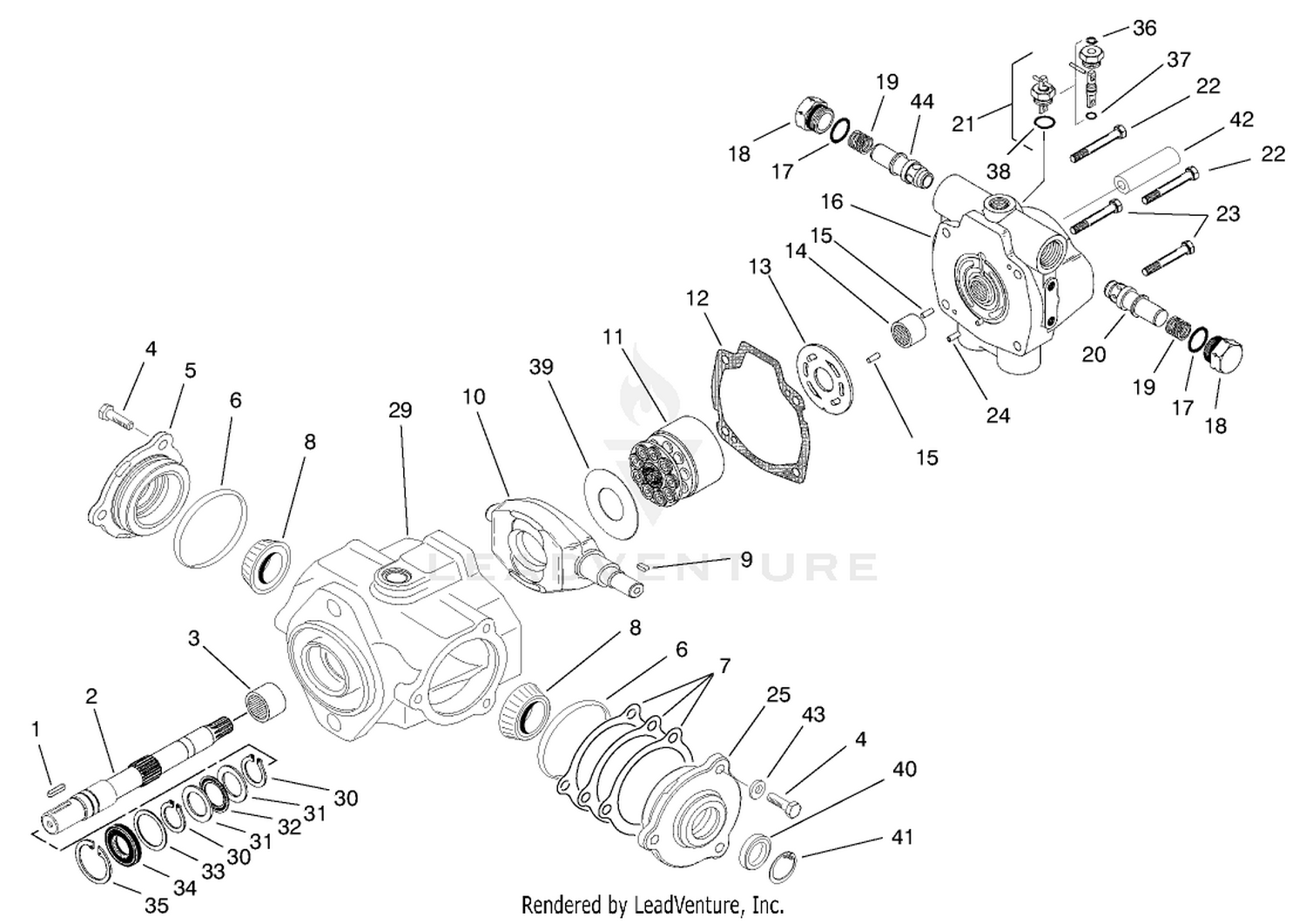 Piston Pump Assembly No. 95-8599