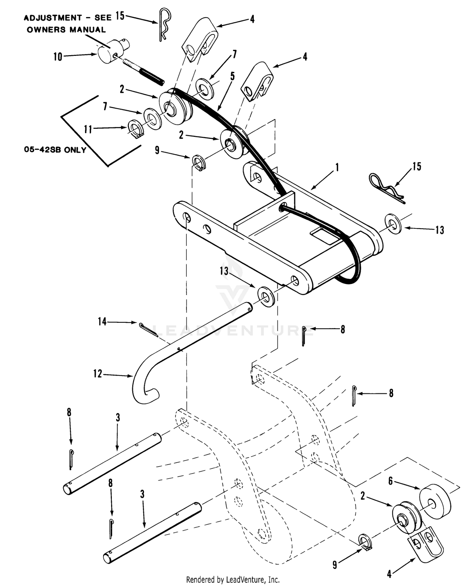 Rear And Side Discharge Mowers-32-42 In. (81-107 Cm) Vehicle Identification Number 05-32sb03