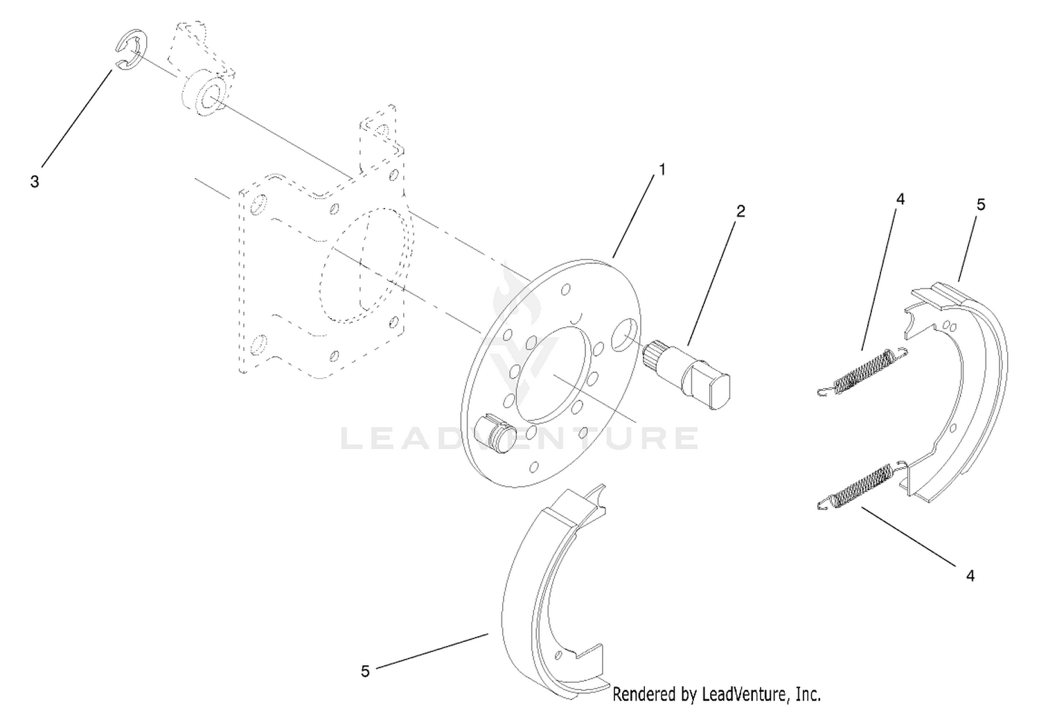 Brake Assembly No. 104-7705