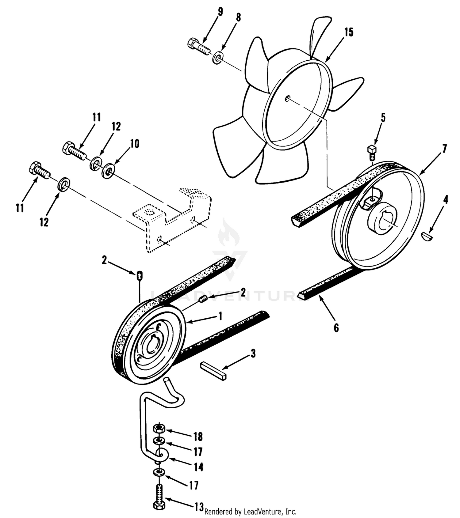 Drive Belt And Pulleys