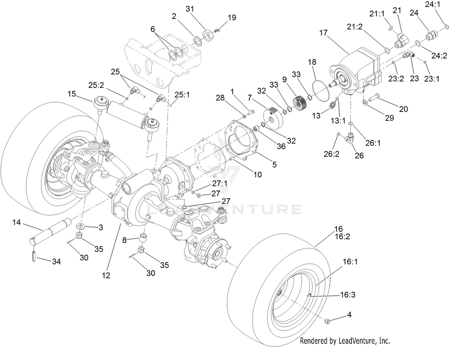 Rear Traction Assembly
