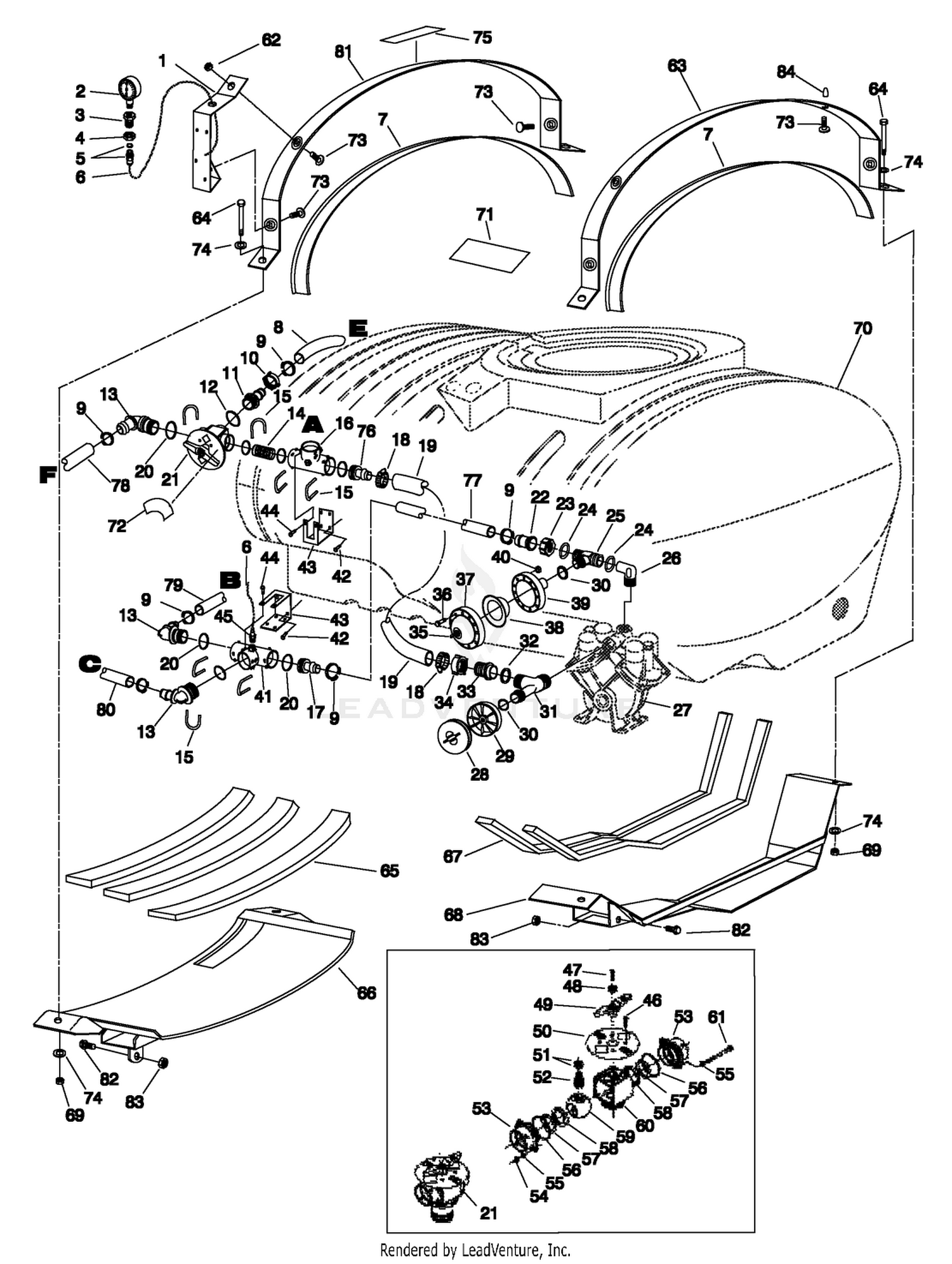 TANK/SADDLE ASM