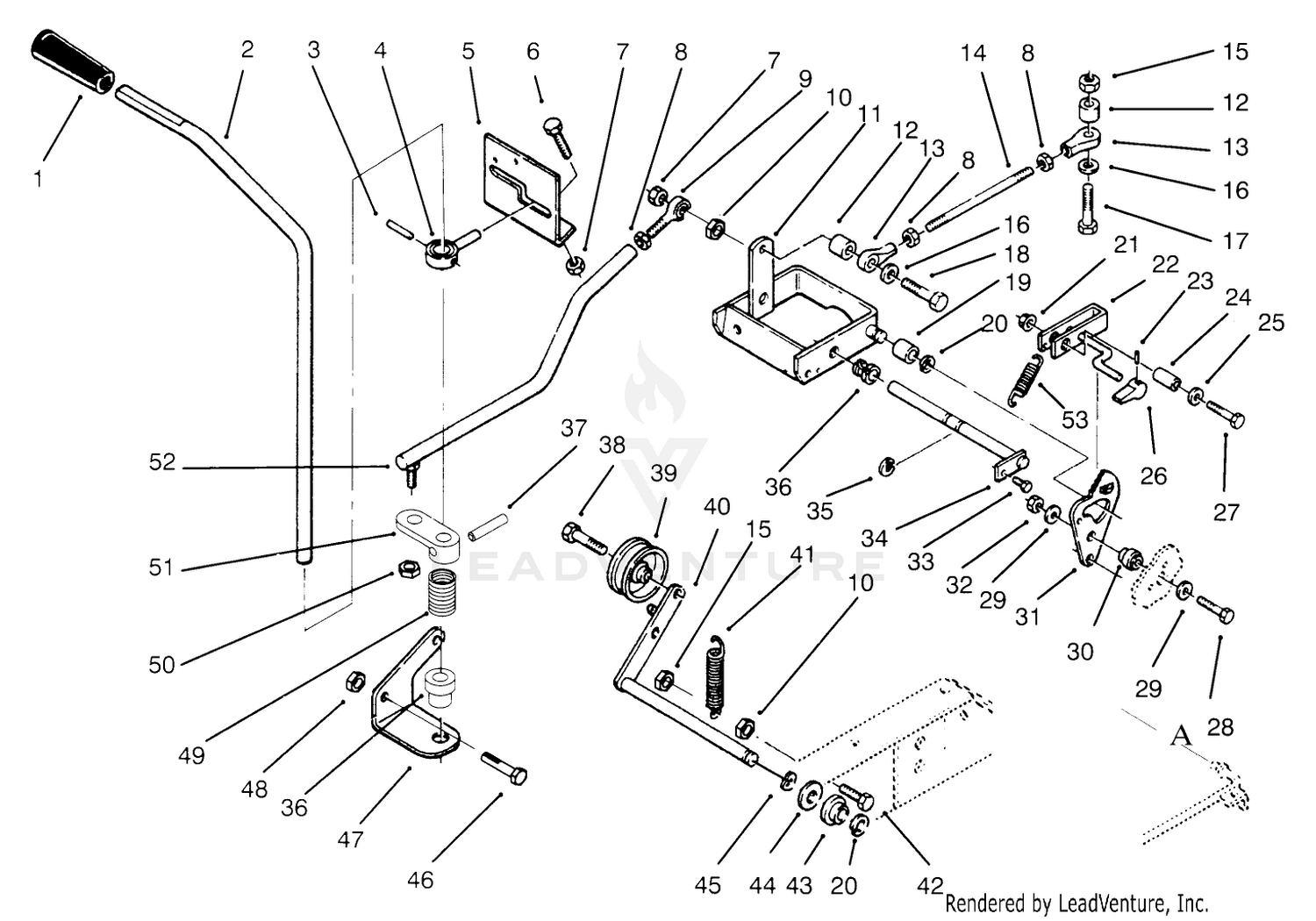 Clutch Brake Motion Control Linkage