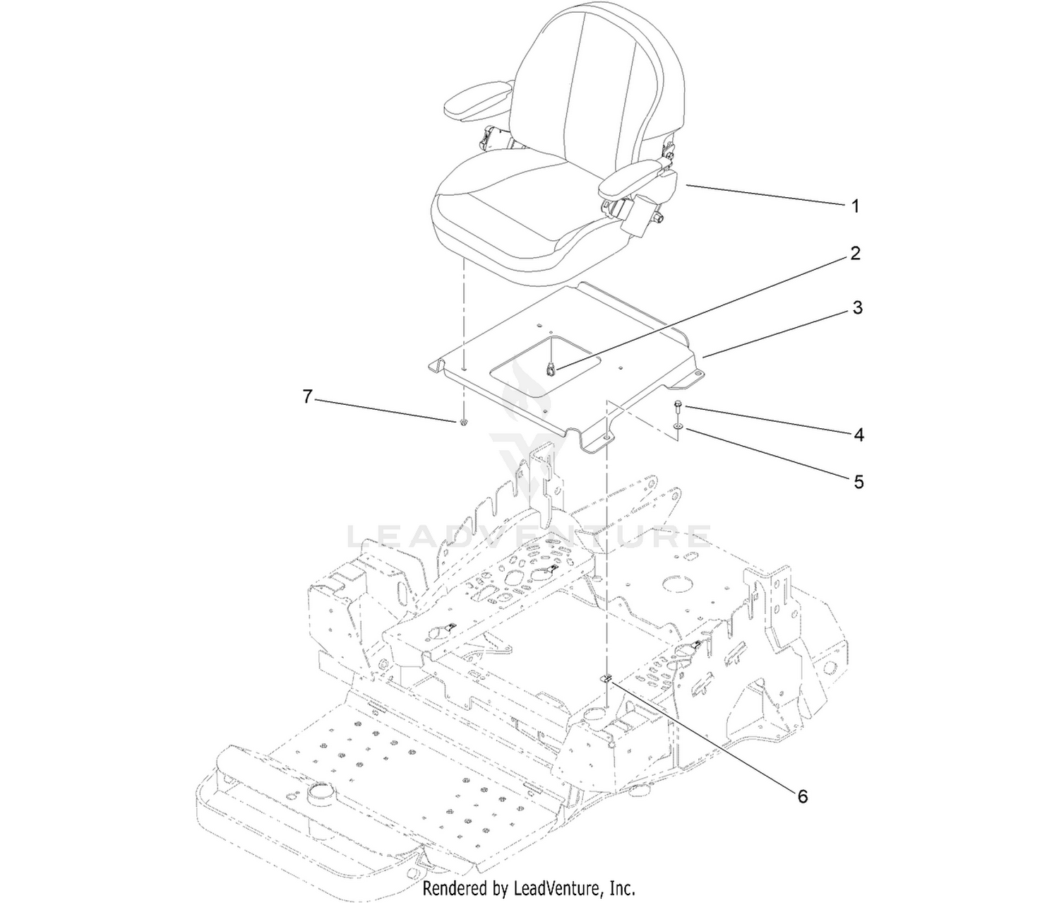 Seat Kit Assembly No. 144-7066