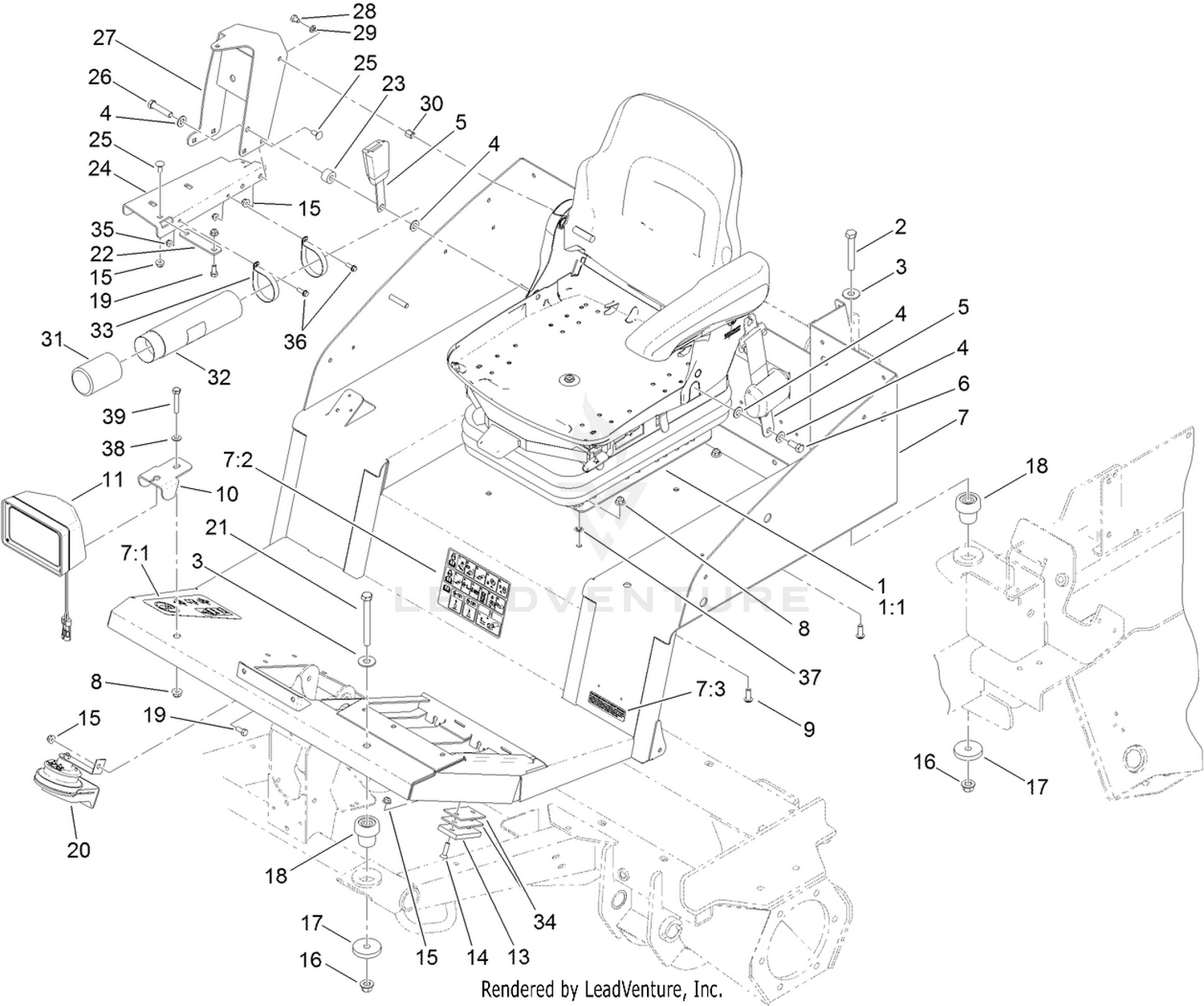 Seat and Platform Assembly