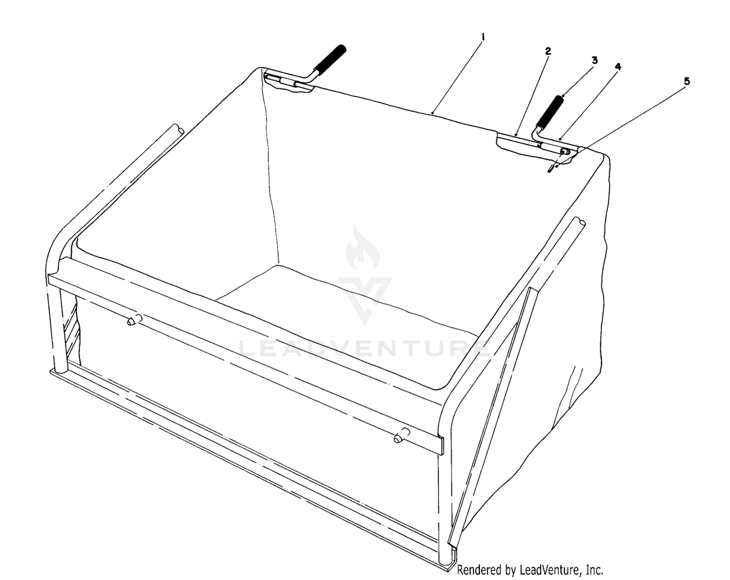 Leaf Bag Model 59123 (for Use On Twin Bagger Grass Catcher)(optional)