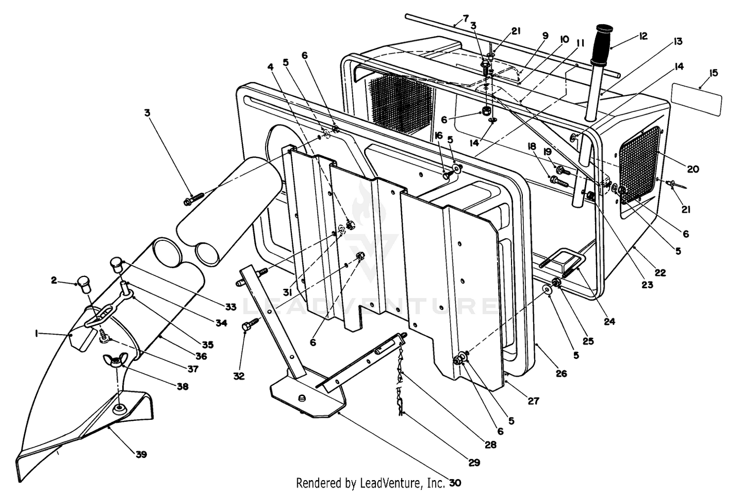 Easy Empty Bagging Kit Model 59047 (optional)