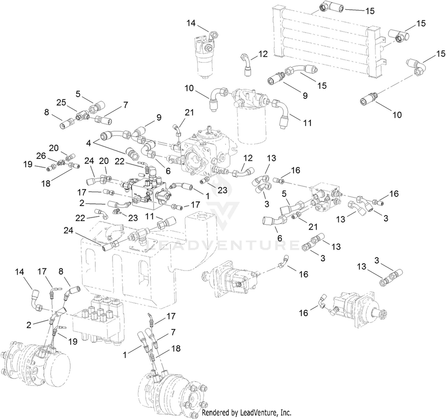 Transmission Hydraulic Circuit Assembly