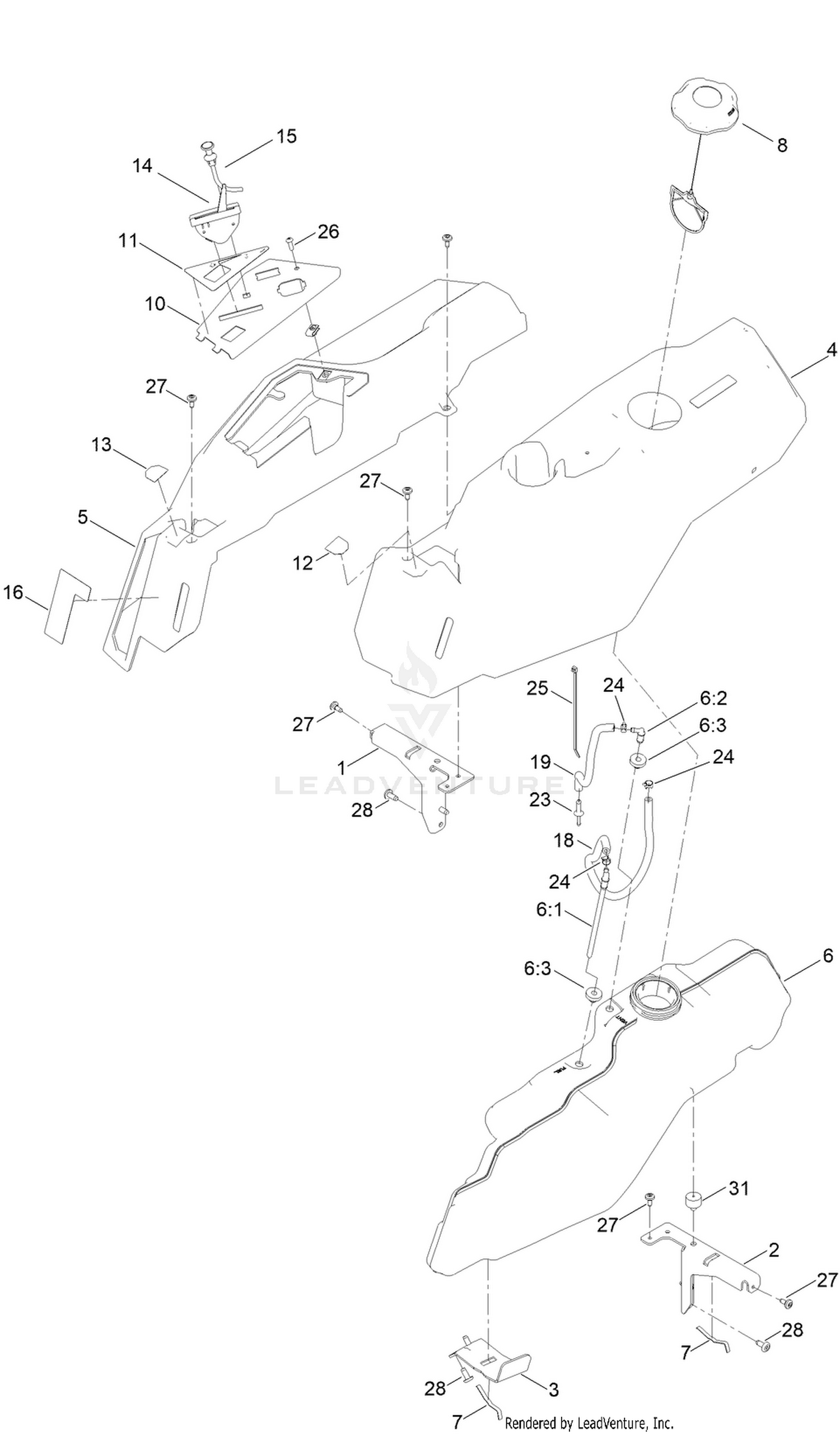Body Styling and Fuel Pod Assembly