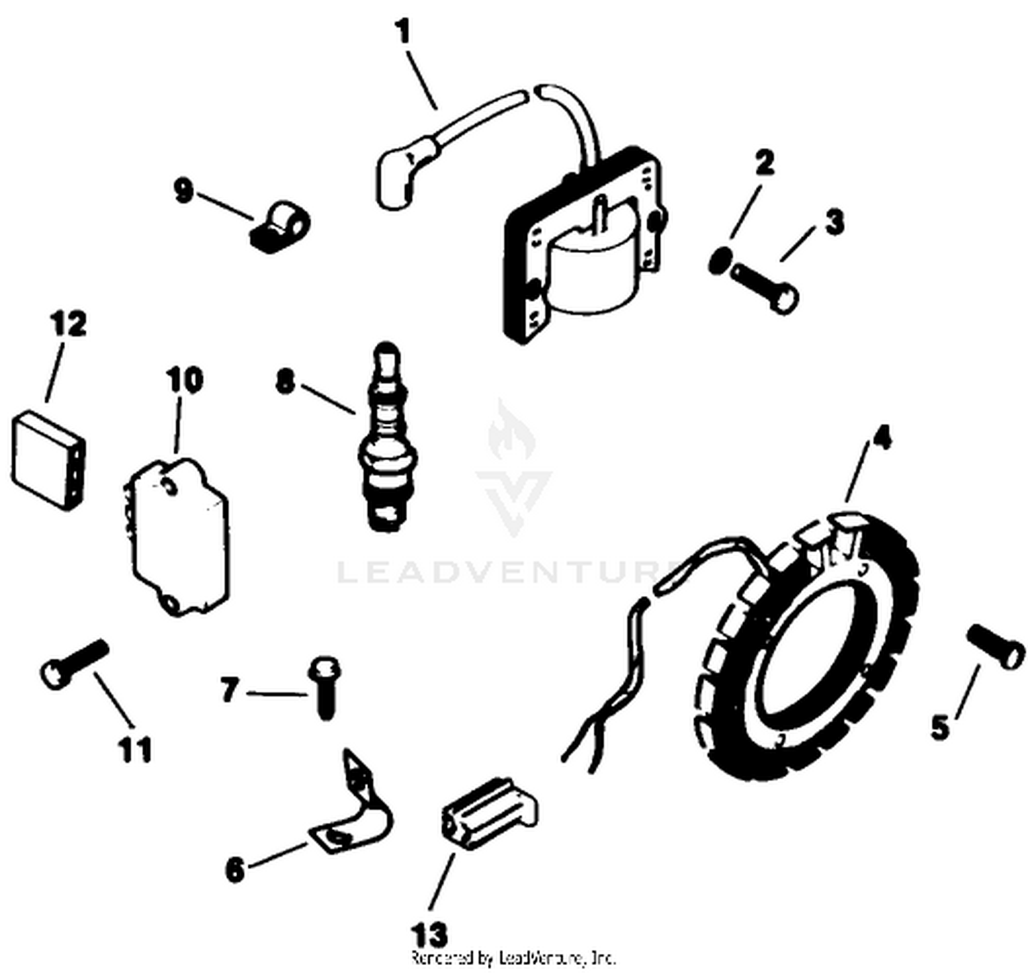 Ignition-Engine Model No. M16 Spec. No. 711526 (cont.)