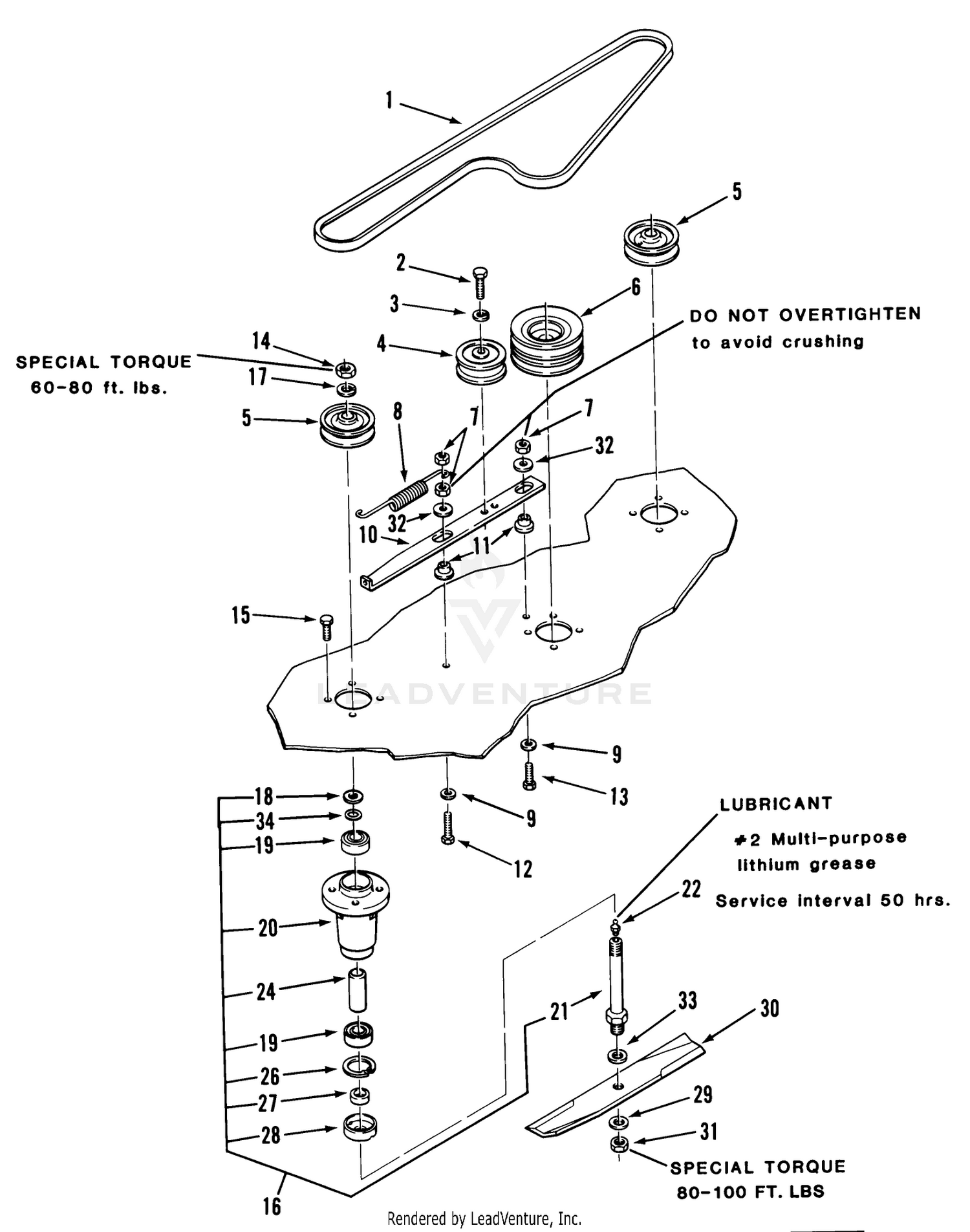 Rear Discharge Mower-36 In. (92 Cm)(vehicle Identification Number 05-36mr04)