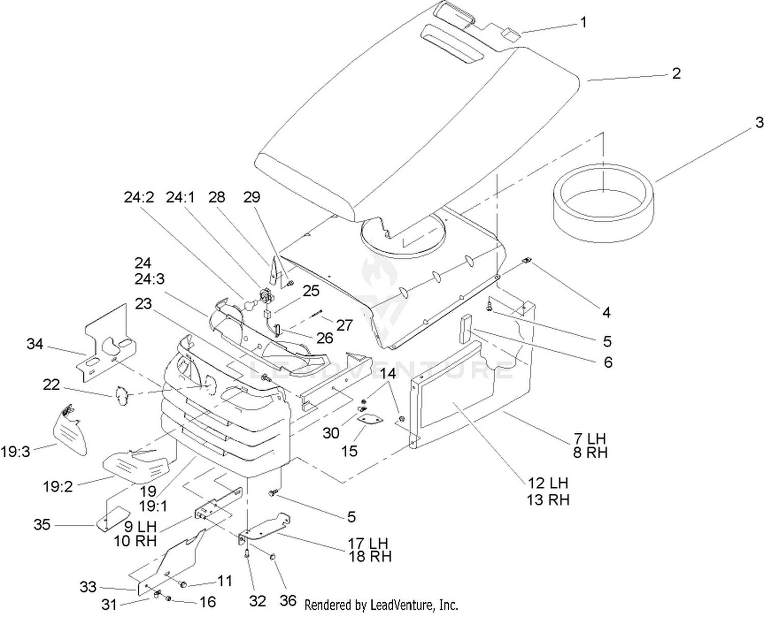 Hood and Grill Assembly