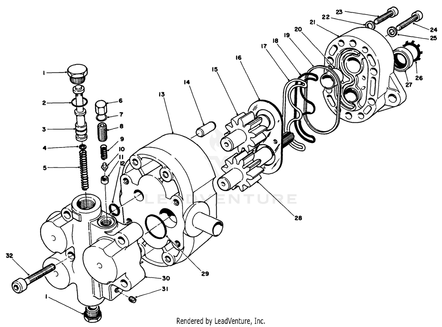 Gear Pump  Flow Divider No. 69-2220
