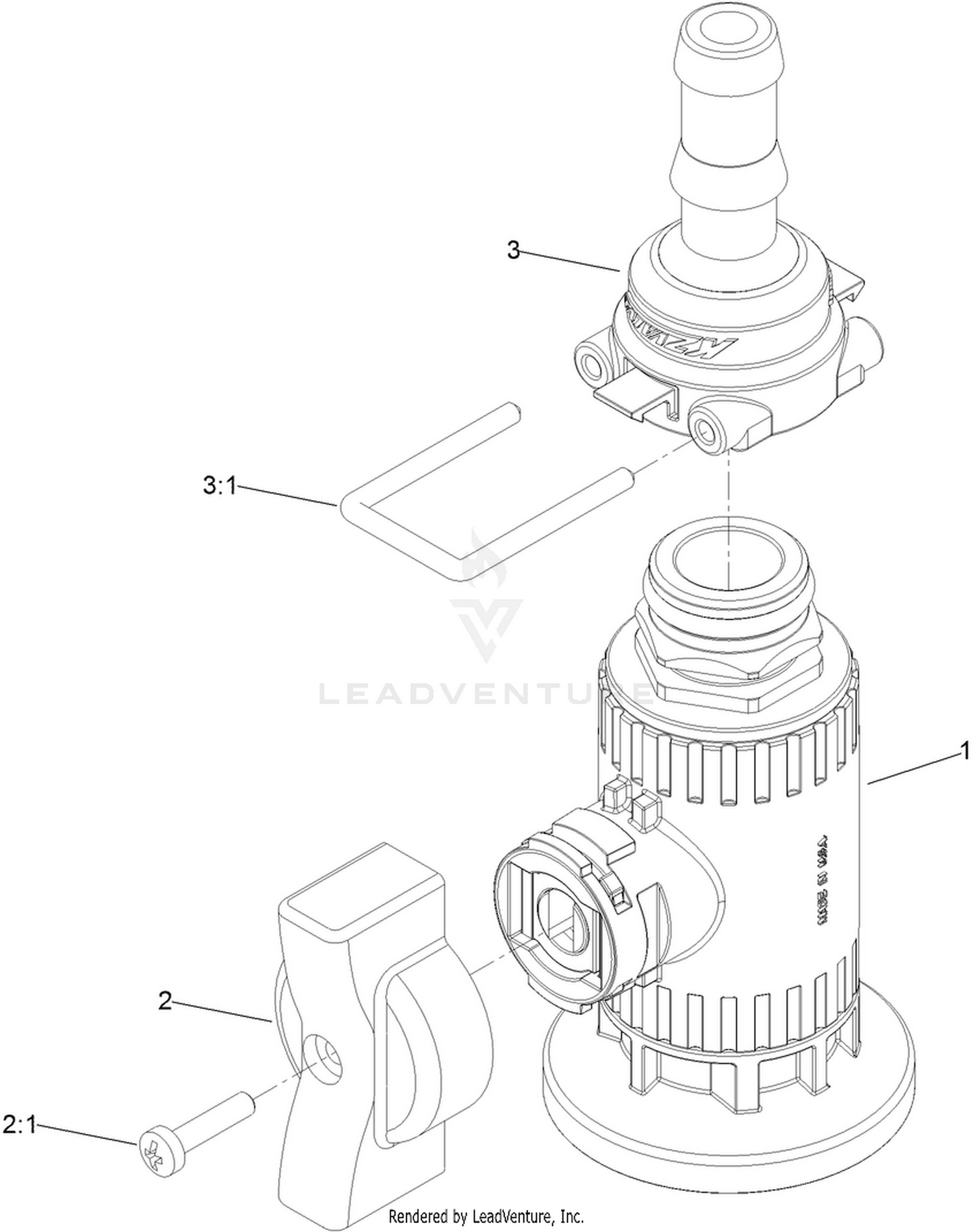 Hand Gun Valve Assembly No. 131-0260
