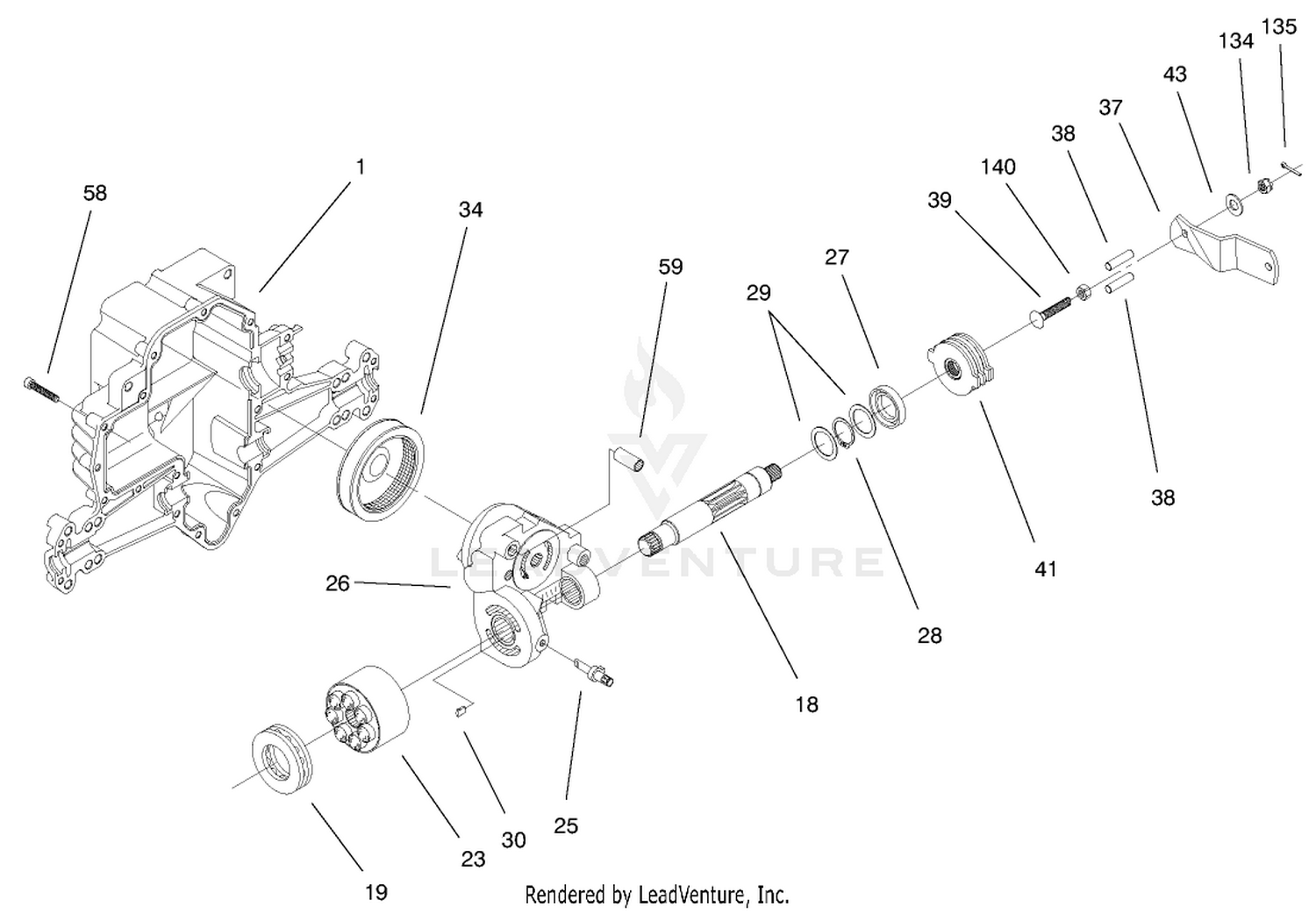 Hydro Transaxle Assembly (cont.) 2