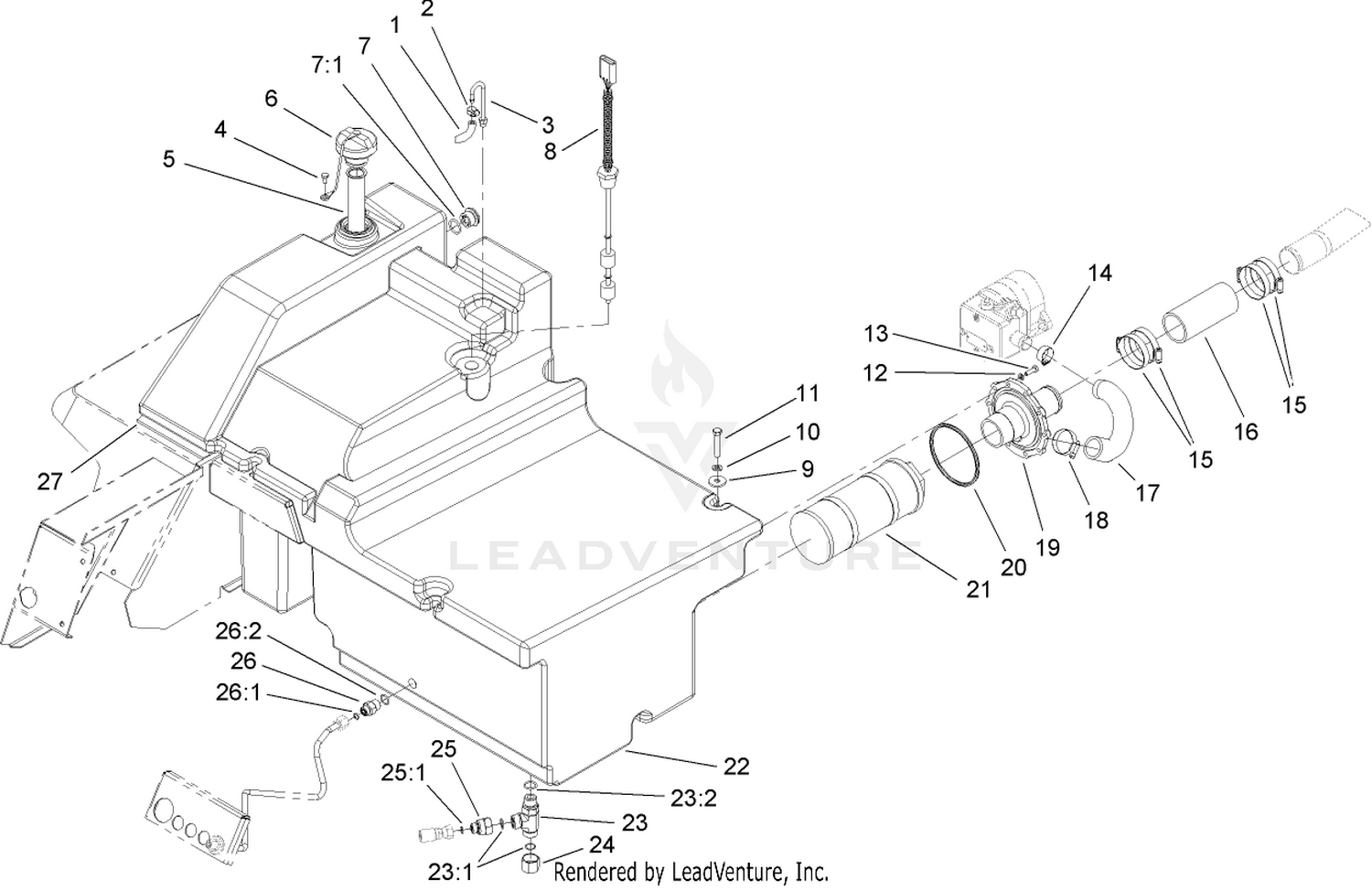 Hydraulic Tank Assembly