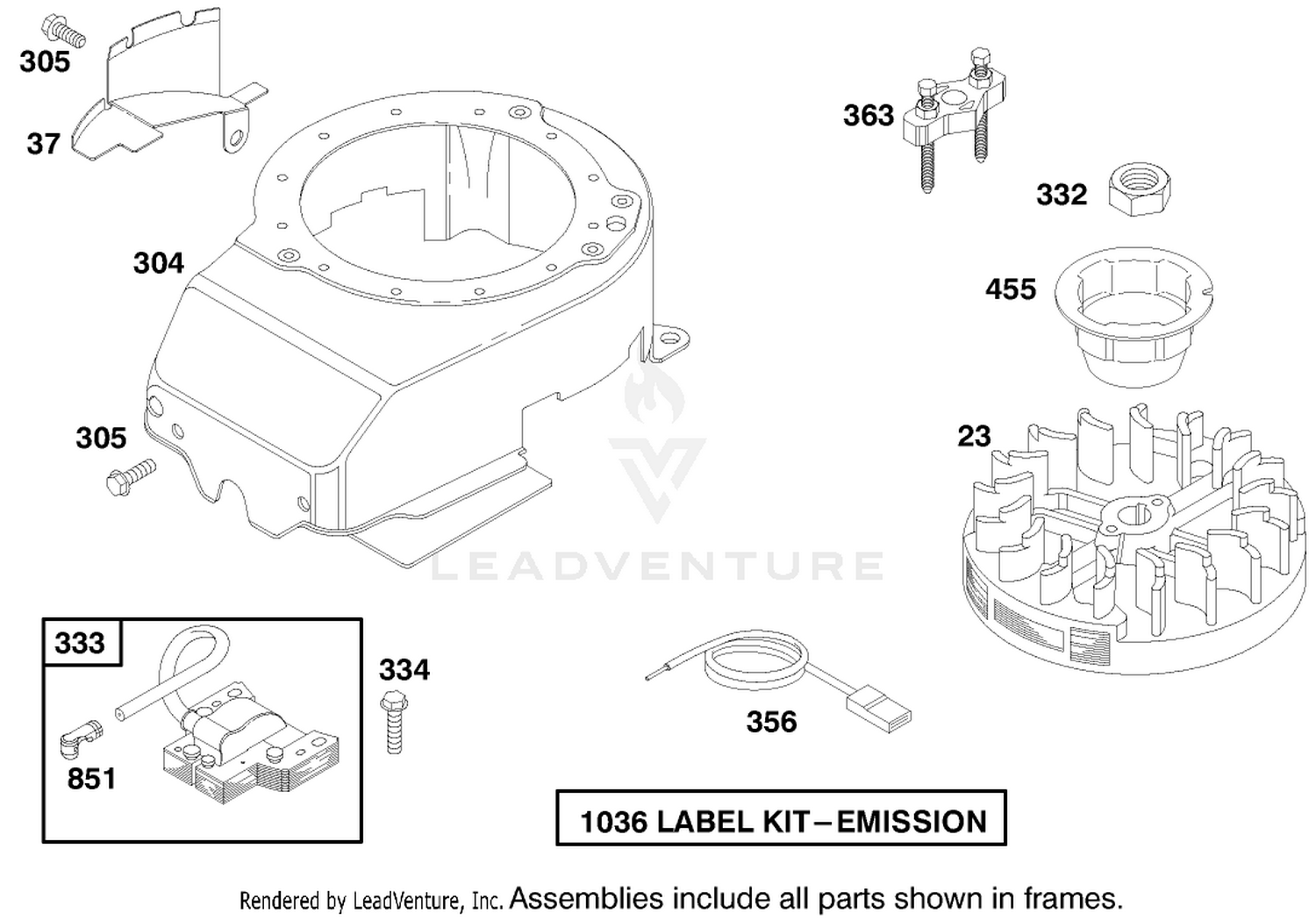 Engine Briggs  Stratton Model 127802-1761-E1 6