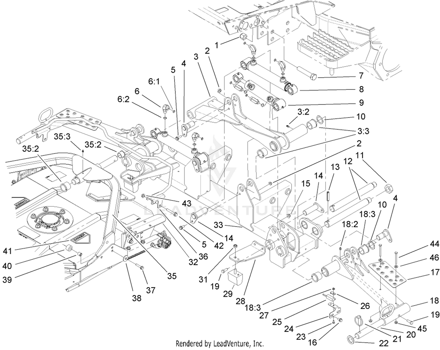 Front Lift Arm Assembly