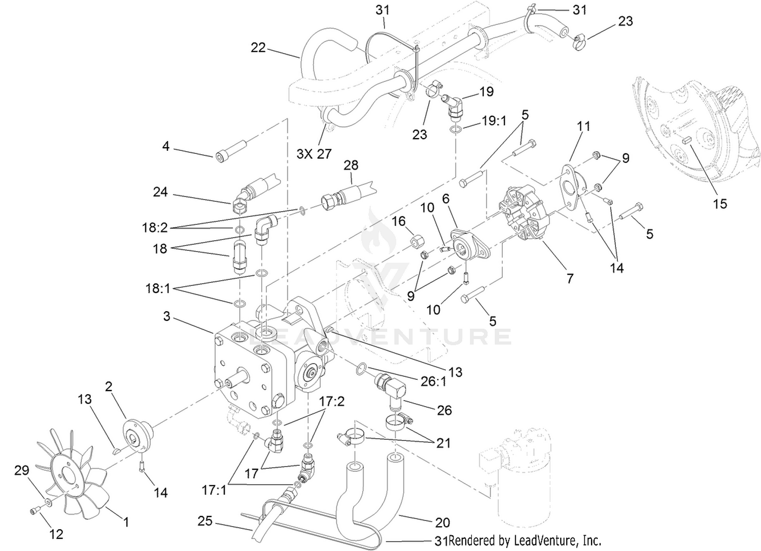Pump and Coupling Assembly